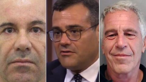 Joaquín "El Chapo", Guzmán Loera, Marc Fernich y Jeffrey Epstein.
