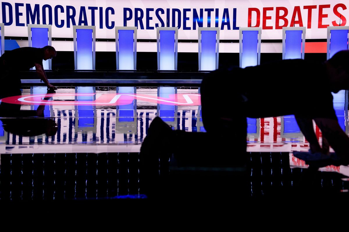 Debate demócrata: Diez candidatos presidenciales se enfrentan en Atlanta