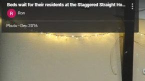 Imágenes del falso refugio publicado en Google Maps. Algunas personas incluso escribieron comentarios falsos sobre el lugar.