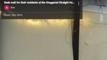 Imágenes del falso refugio publicado en Google Maps. Algunas personas incluso escribieron comentarios falsos sobre el lugar.