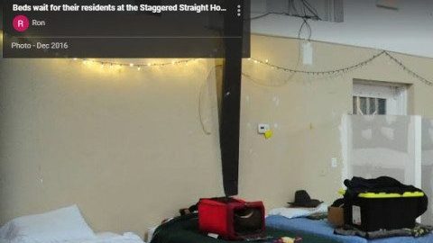 Imágenes del falso refugio publicado en Google Maps. Algunas personas incluso escribieron comentarios falsos sobre el lugar.