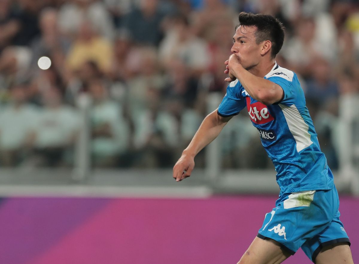 Hirving "Chucky" Lozano marcó gol en su presentación con el Napoli.