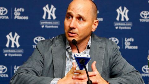 Brian Cashman protagonizó un momento inédito para un directivo de béisbol profesional.
