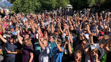 Mas de 400 personas se reunieron en el evento de la Lotería de Idaho.