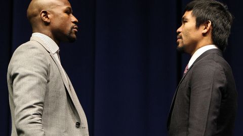 Mayweather fue tajante al decir que nunca le dará la revancha a Pacquiao.