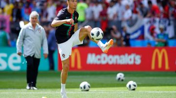 Cristiano Ronaldo se recupera de molestias musculares en el aductor izquierdo.