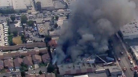 El incendio fue reportado esta mañana a las 10:40.