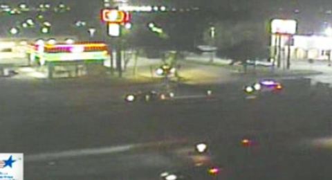 Los hechos ocurrieron sobre South Freeway, dirección norte.