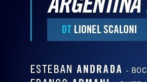 En Estados Unidos, Argentina enfrentará a Chile el 5 de septiembre; y al Tri el 10 del mismo mes
