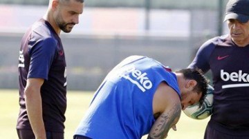 Messi aún no termina de recuperarse de la lesión que sufrió a su regreso a Barcelona.