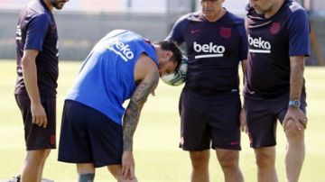 Messi aún no termina de recuperarse de la lesión que sufrió a su regreso a Barcelona.