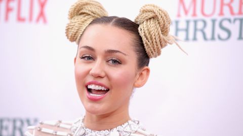 La cantante Miley Cyrus.