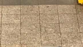 Las ollas de presión halladas en la estación de la calle Fulton en Manhattan.