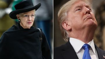 La Reina de Dinamarca, Margrethe II, no se ha pronunciado independientemente sobre la reacción de Trump.