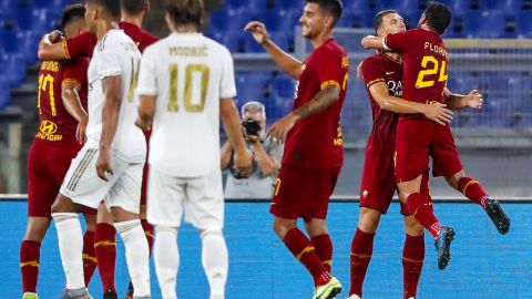 En penales, la Roma derrotó al Real Madrid en el último partido de pretemporada.