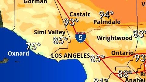 Las temperaturas para este jueves en el sur de California estarán entre los 74 y los 108 grados F.