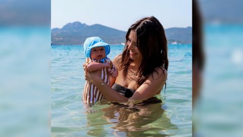 Sarah Kohan respondió a las críticas por llevar a ‘Chicharo III’ a la playa