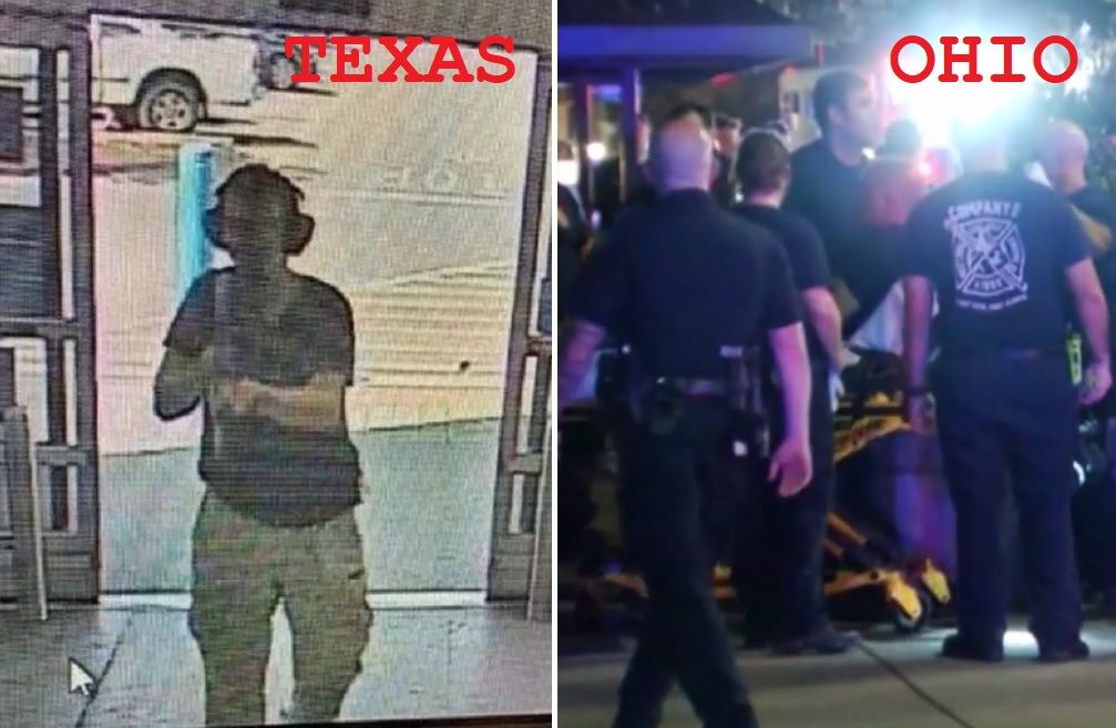 El tirador de Texas está bajo custodia; el de Ohio murió a manos de la Policía.