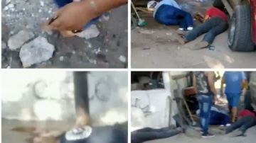 VIDEO: Matanza en taller mecánico al sureste de México