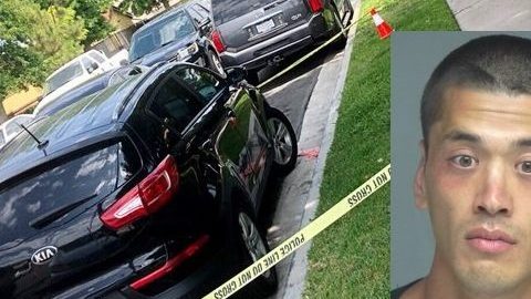 El hombre fue arrestado en Garden Grove el jueves a la 1:45 p.m.