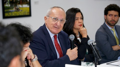 Visita a Los Ángeles del subsecretario para América del Norte de la Secretaria de Relaciones Exteriores, Dr. Jesús Seade Kuri. (Aurelia Ventura/ La Opinión)