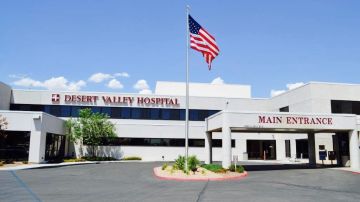 Foto de las redes sociales del Hospital Desert Valley.