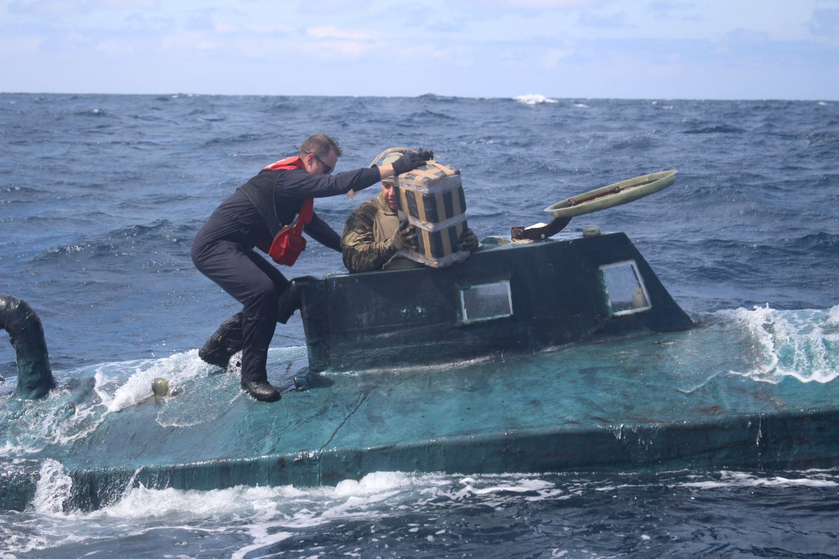 Sous marin narcotrafiquant
