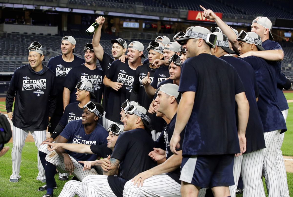 Los Yankees volvieron a ganar el título de la División Este de la Liga Americana después de 7 años.