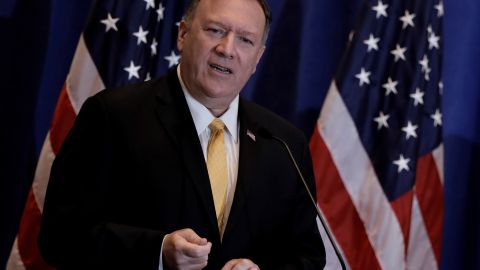 El Secretario de Estado Mike Pompeo.