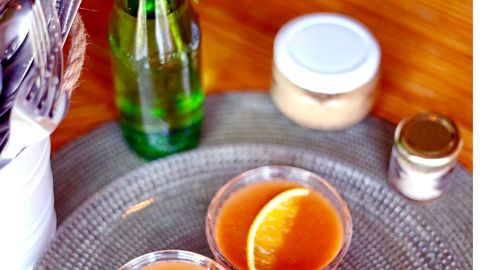 Gelatina de naranja sin azúcar