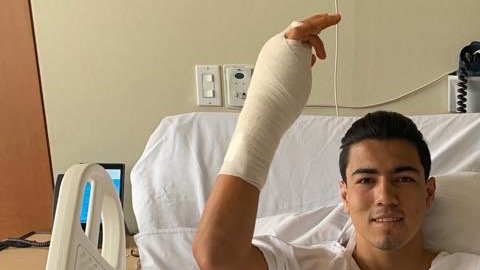 El jugador viajará esta semana a Países Bajos para continuar con su rehabilitación