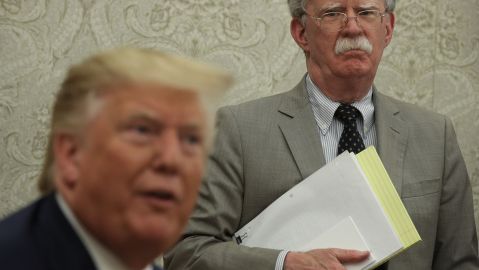 El presidente Trump pidió la renuncia a John Bolton.
