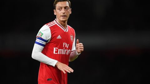 Mezut Ozil sólo ha participado en un duelo de la Premier League esta temporada.