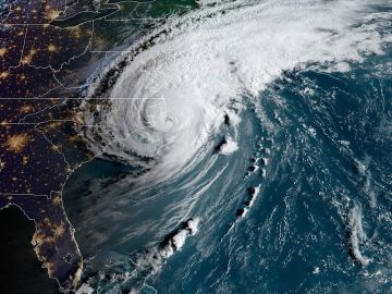 El centro del huracán Dorian está cerca de Cape Hatteras, Carolina del Norte, según el reporte de las 8:00 a.m. hora local.