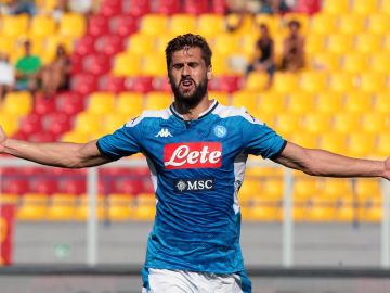 Fernando Llorente, el héroe inesperado del Napoli esta temporada.