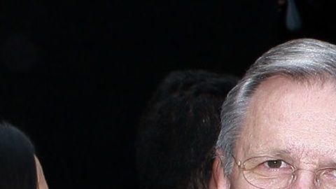 Carlos Loret con López Dóriga y Peña Nieto.