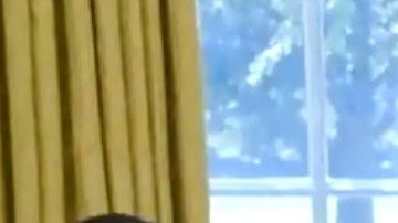 El presidente mostró un mapa de los supuestos "escenarios".