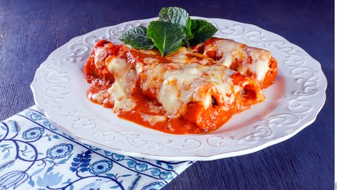 Canelones de atún