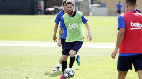 El argentino recibió el alta médica y entró en la convocatoria blaugrana