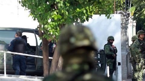 Militares mexicanos.