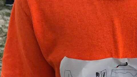 La Universidad de Tennessee tomó el dibujo del pequeño y lo utilizó como logo
