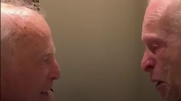 Morris Sana y Simon Mairowitz se emocionaron hasta las lágrimas.