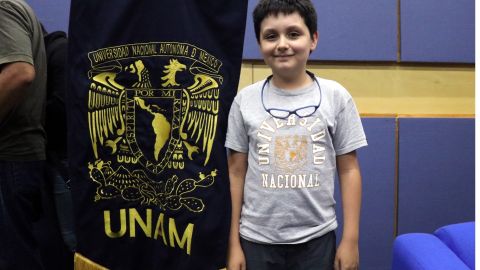 Carlos Santamaría ingresó en 2018 a la Facultad de Ciencias de la UNAM.