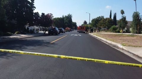 El incidente se presentó en la cuadra 9600 de Vanalden.