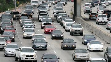 Autopistas en el centro de Los Ángeles.