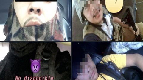 VIDEO: Sicario de la Tropa Infierno del  Cártel del Noreste se exhibe conduciendo troca blindada