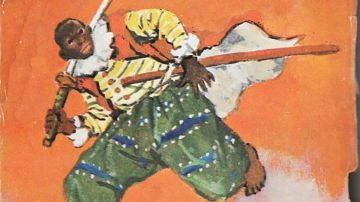 Ilustración del samurái negro.