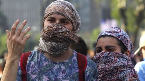Muchos jóvenes chilenos han participado activamente en las protestas.