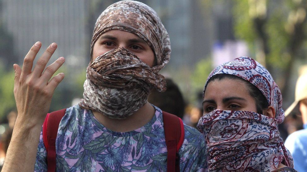 Muchos jóvenes chilenos han participado activamente en las protestas.

