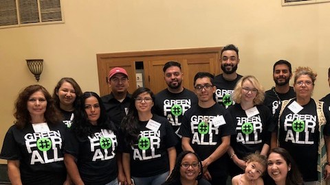 Miembros de la organización Central California Environmental Justice Network. (Suministrada)